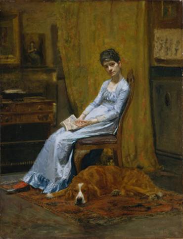 The Artists Wife ca. 1889  	by Thomas Eakins 1844-1916 	The Metropolitan Museum of Art New York NY    23.139